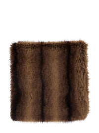 Leplain Women Brown Faux Fur Scarf For Women