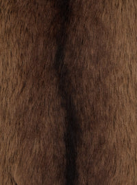 Leplain Women Brown Faux Fur Scarf For Women