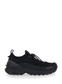 Moncler Men 'Trailgrip' Black Sneaker With Logo Detail On The Front And Chunky Sole In Leather For Men