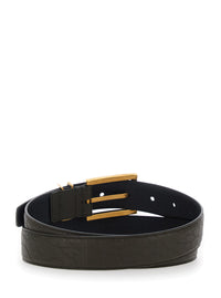 SAINT LAURENT Saint Laurent Women Brown Belt With Cassandre Buckle Closure In Leather For Women