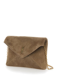 SAINT LAURENT Saint Laurent Women Ysl Pw Mbag Suede Satin Calf