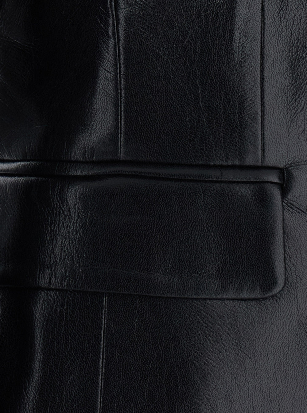 The Andamane Women 'Zefira' Black Jacket With Notched Revers And Crop Design In Eco-Leather For Women