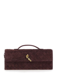 BOTTEGA VENETA Bottega Veneta Women Andiamo Clutch Intrecciato 15 Cashmere Calf