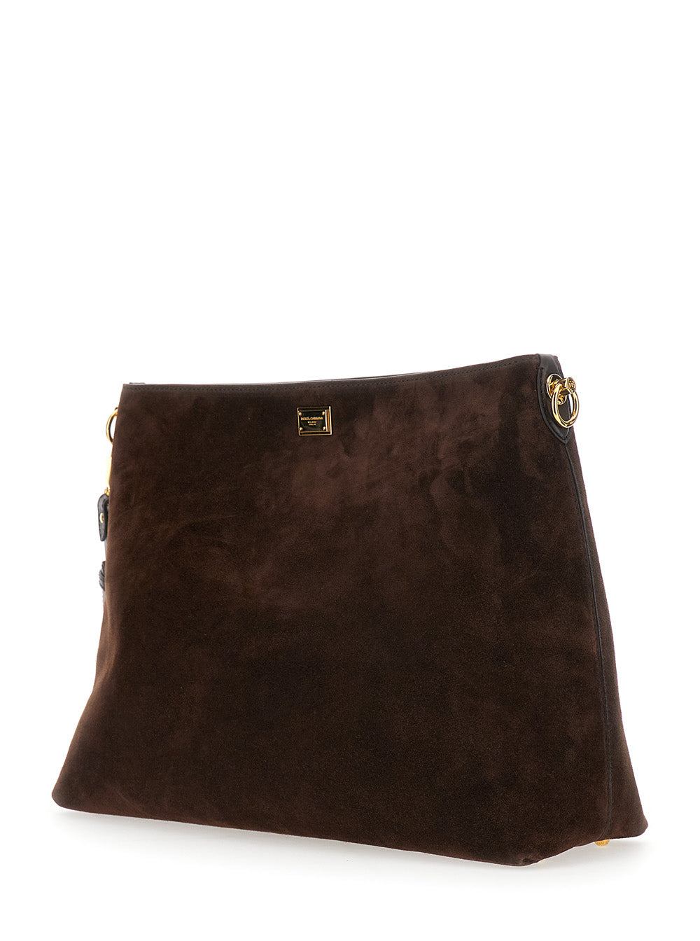 DOLCE & GABBANA Dolce & Gabbana Women Vittoria Suede Shoulder Bag