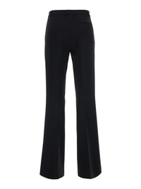 Leplain Women Black Pants With Flared Leg In Fabric For Women