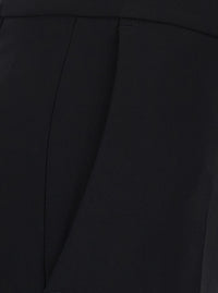 Leplain Women Black Pants With Flared Leg In Fabric For Women