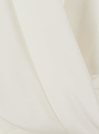 Leplain Women Georgette Blouse With Long Sleeves And Collar, In White For Women