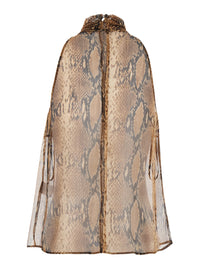 Leplain Women Top Characterized By Tortoiseshell Print In Tech Fabric For Woman