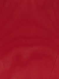 Leplain Women Red High Neck Top With Long Sleeves In Tech Fabric For Women