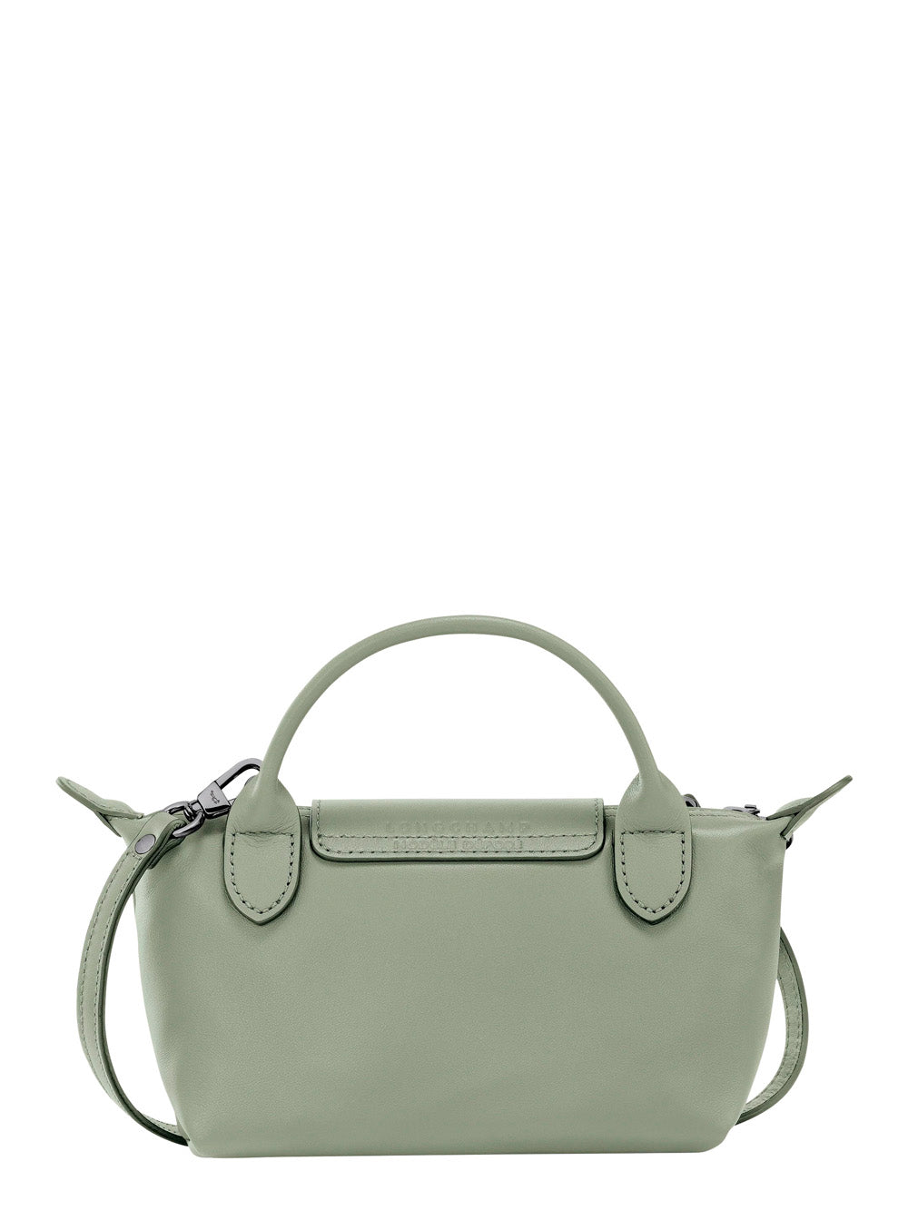 LONGCHAMP Longchamp Women 'Le Pliage Xtra' Gray Handbag With Embossed Logo On The Front And Adjustable And Removable Shoulder Strap In Leather For Women