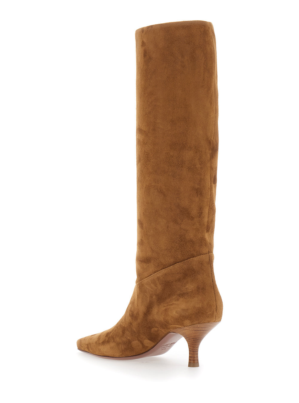 Paris Texas Women 'Rose' Brown Boots With Pointed Toe And High Heel In Suede For Women