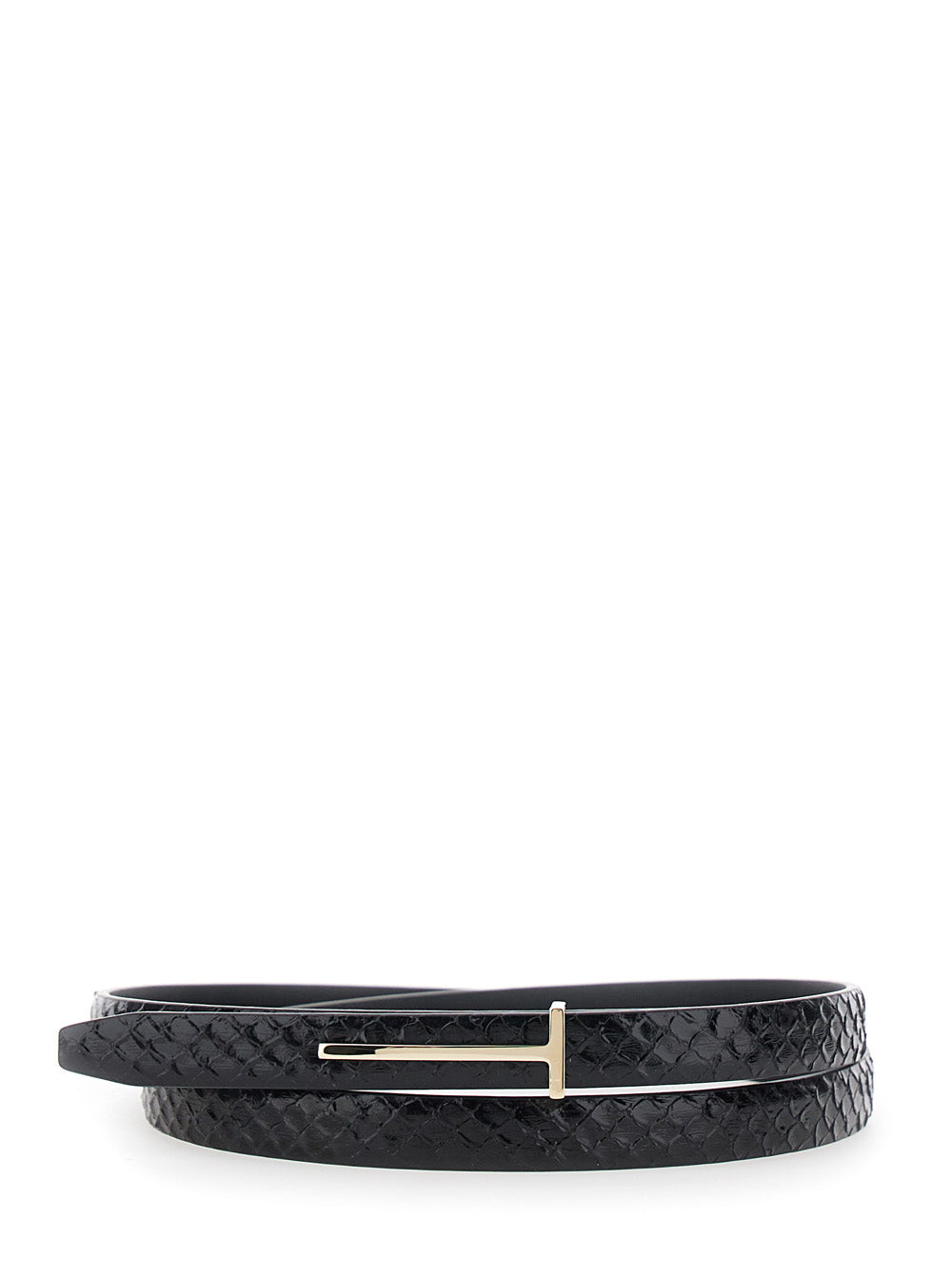 TOM FORD Tom Ford Women Semi Shiny Printed Python F/C Belt