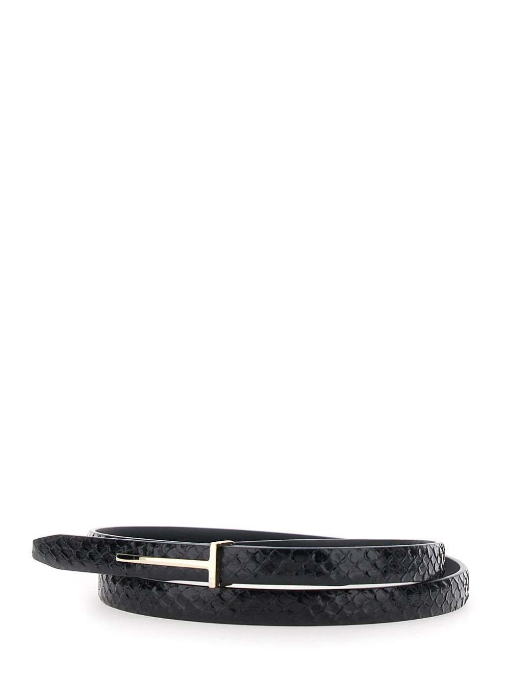 TOM FORD Tom Ford Women Semi Shiny Printed Python F/C Belt