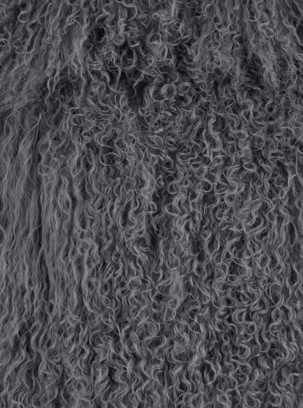 Leplain Women Short Jacket In Grey Tibetan Fur For Women
