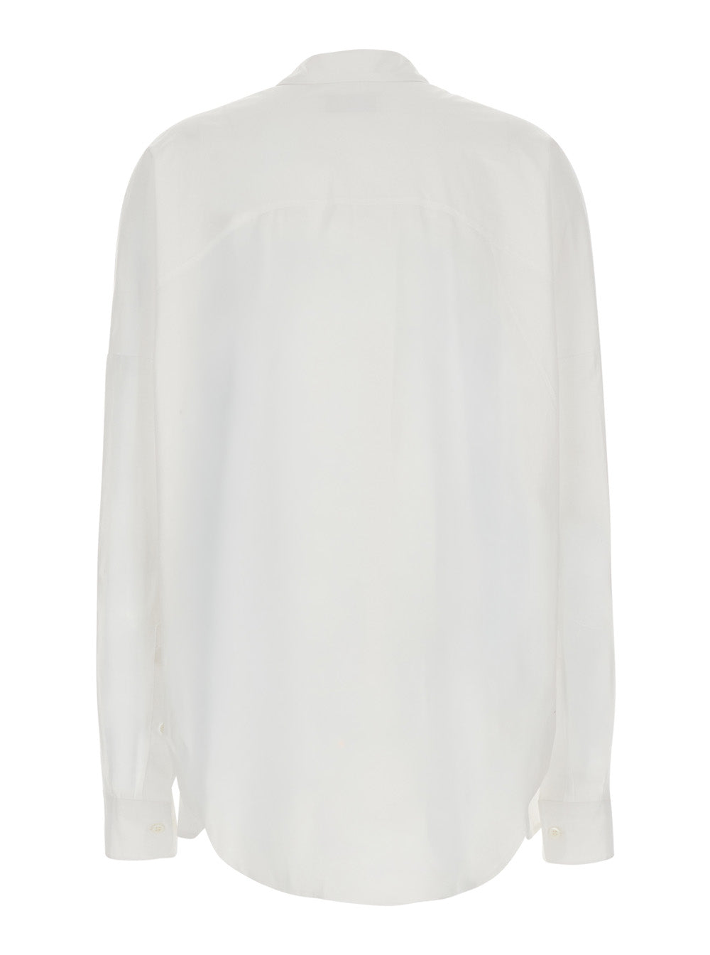 DRIES VAN NOTEN Dries Van Noten Women 'Kasia' White Shirt With Classic Collar And Embroidery On The Front In Cotton For Women
