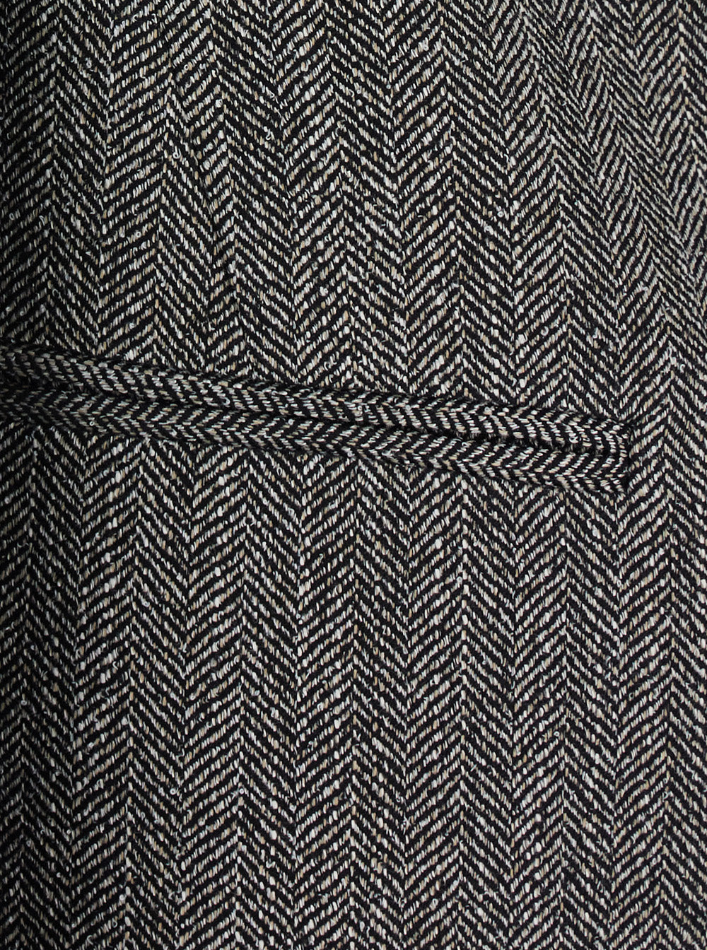 Forte_Forte Women Gray Single-Breasted Jacket With Velvet Collar And Peak Revers In Tech Fabric For Women