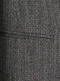 Forte_Forte Women Gray Single-Breasted Jacket With Velvet Collar And Peak Revers In Tech Fabric For Women