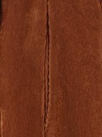 Forte_Forte Women Brown Pleated Long Skirt In Corduroy For Women