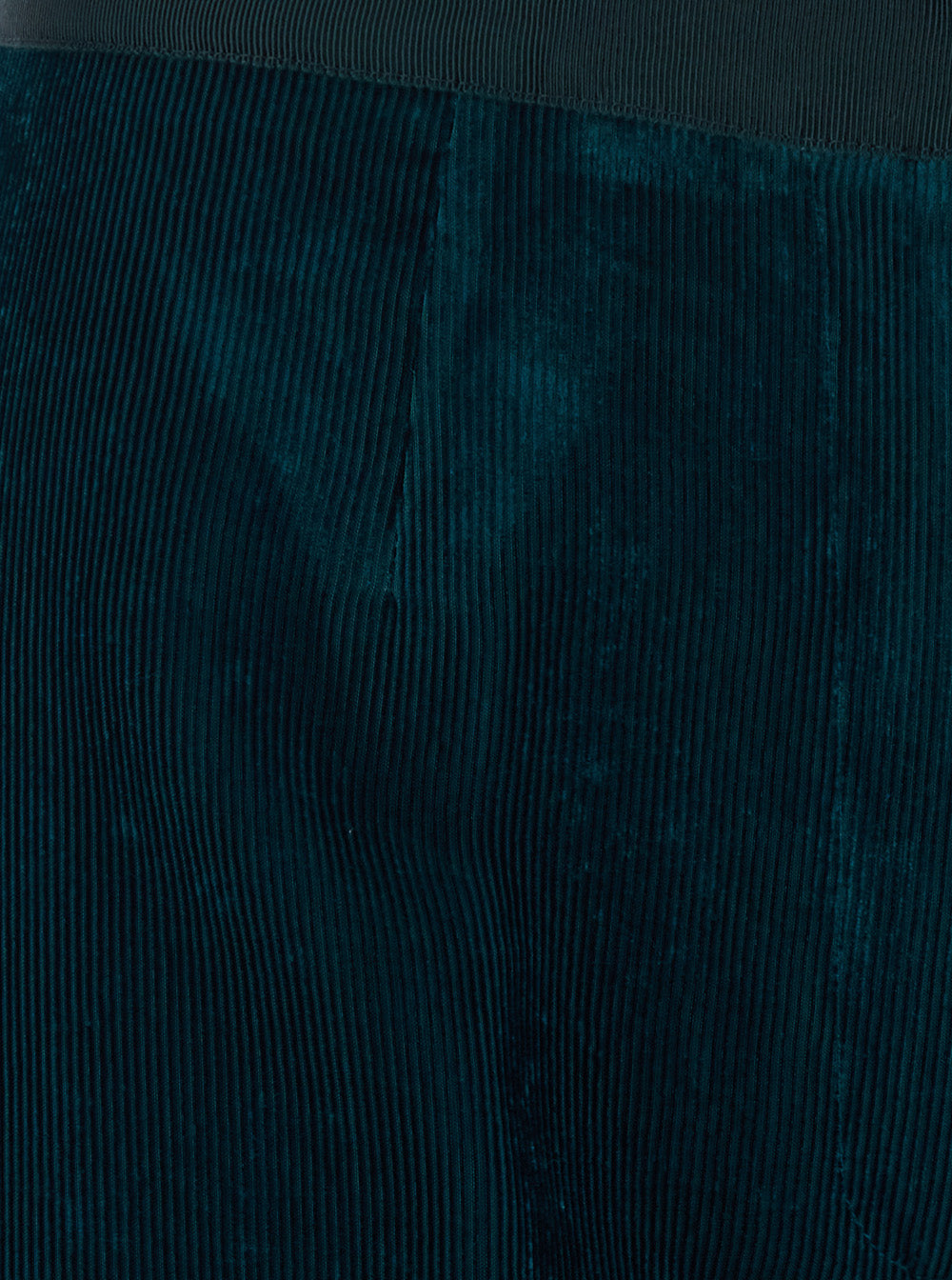 Forte_Forte Women Blue High-Waisted Pants With Two Side Pockets In Corduroy For Women