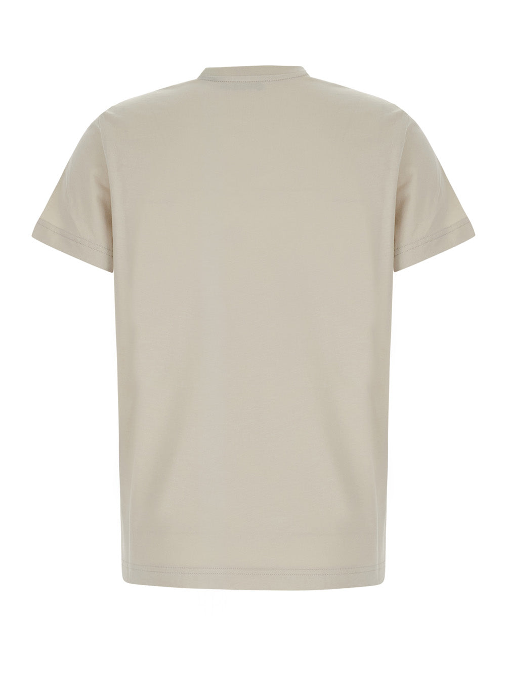 MONCLER Moncler Women White Crew Neck T-Shirt With Logo Lettering On The Front And Logo Patch On The Sleeve In Cotton For Women