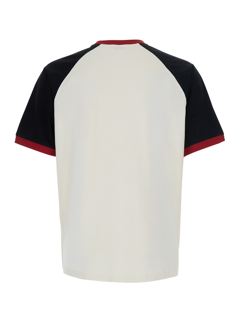 Versace Men Multicolor Crew Neck T-Shirt With Logo Lettering And Medusa Embroidery On The Front In Cotton For Men