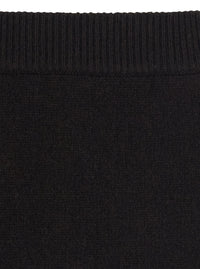 Lisa Yang Women 'Clare' Brown Skirt With Ribbed Waist In Cashmere For Women