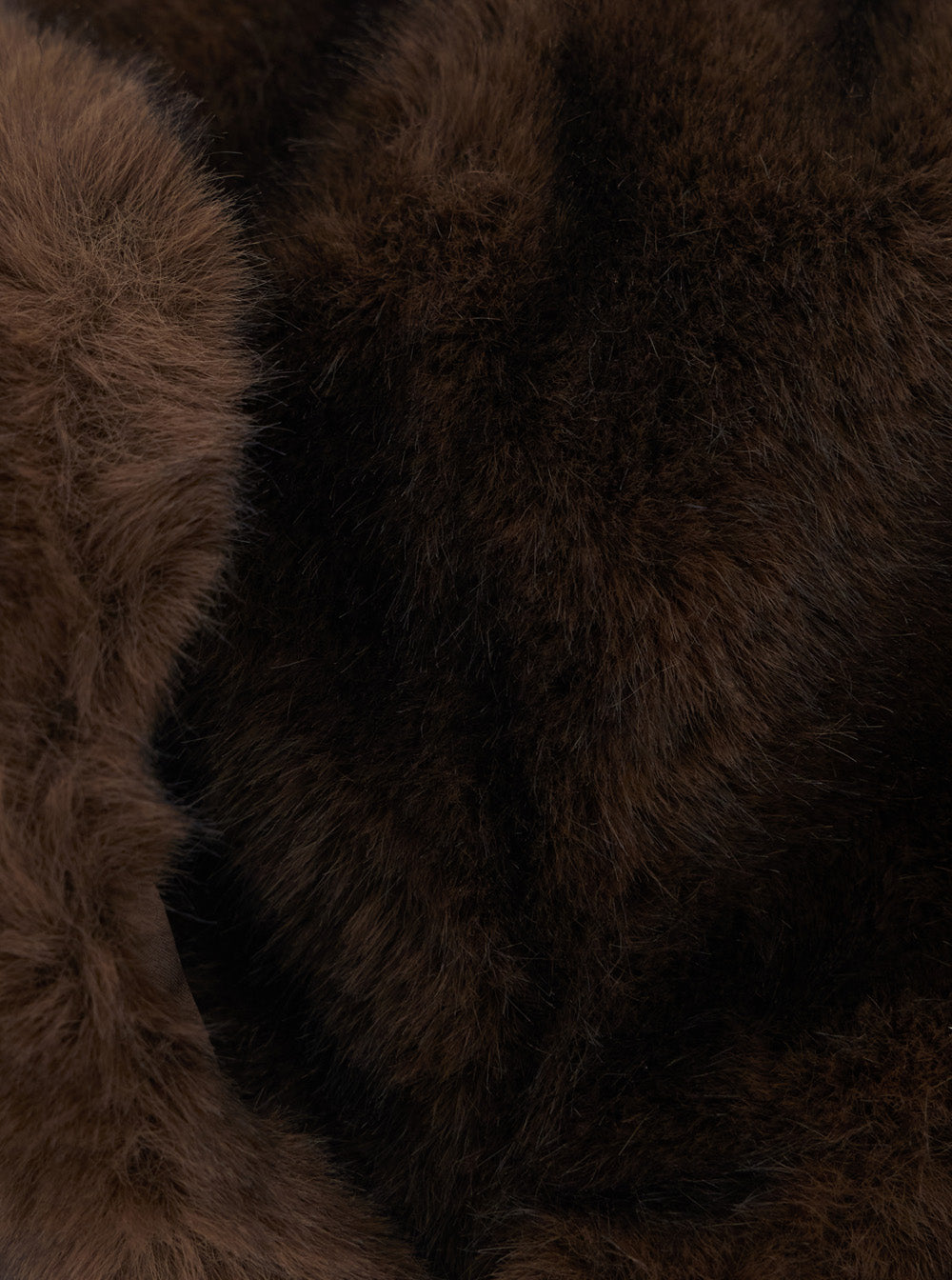 Leplain Women Brown Beanie With Adjustable Drawstring In Fur For Women