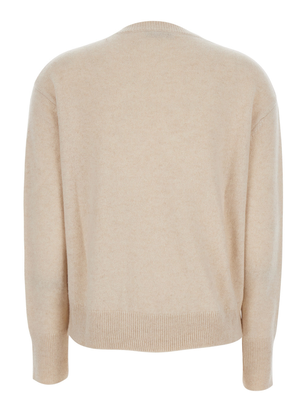 'S Maxmara Women 'Fata' Beige Sweater With V-Neck And Long Sleeves In Cashmere For Women