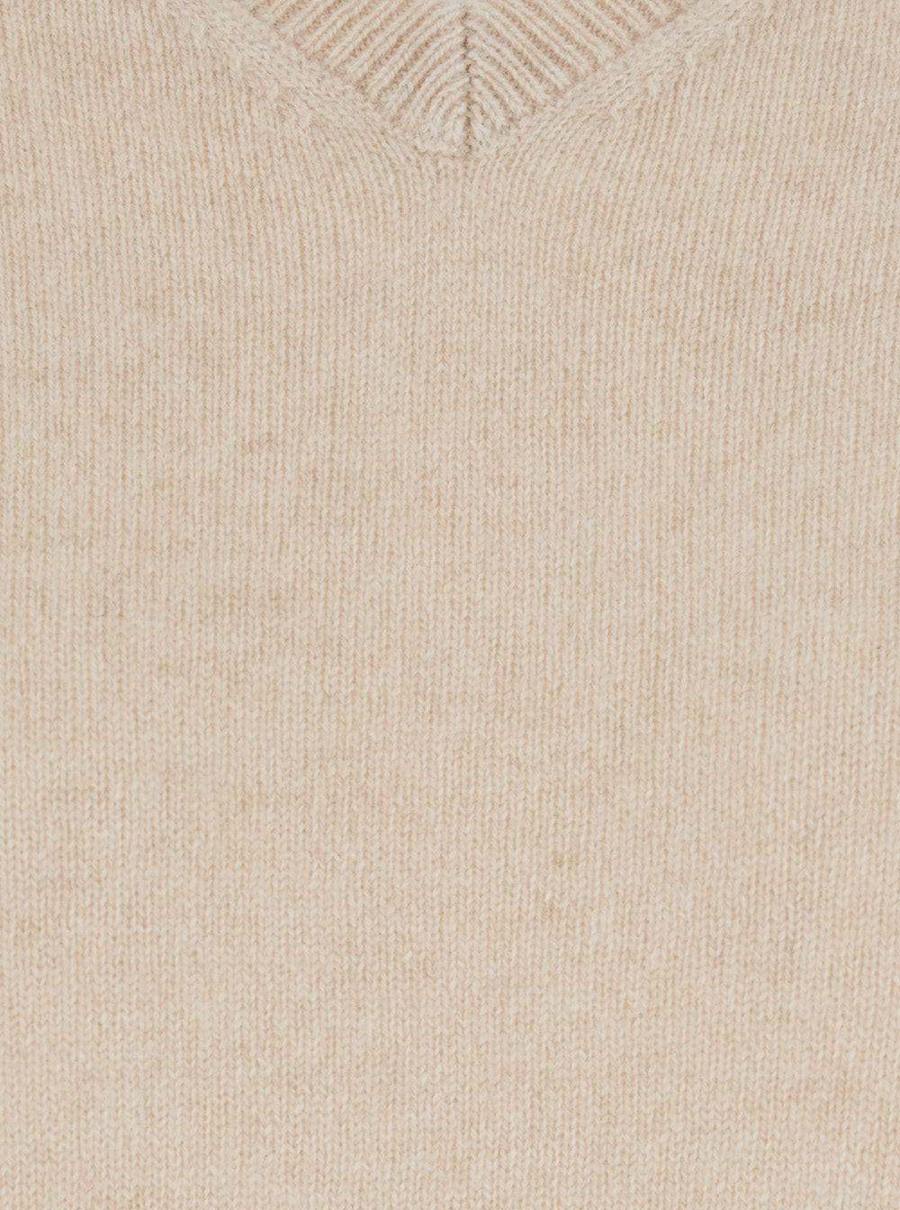 'S Maxmara Women 'Fata' Beige Sweater With V-Neck And Long Sleeves In Cashmere For Women