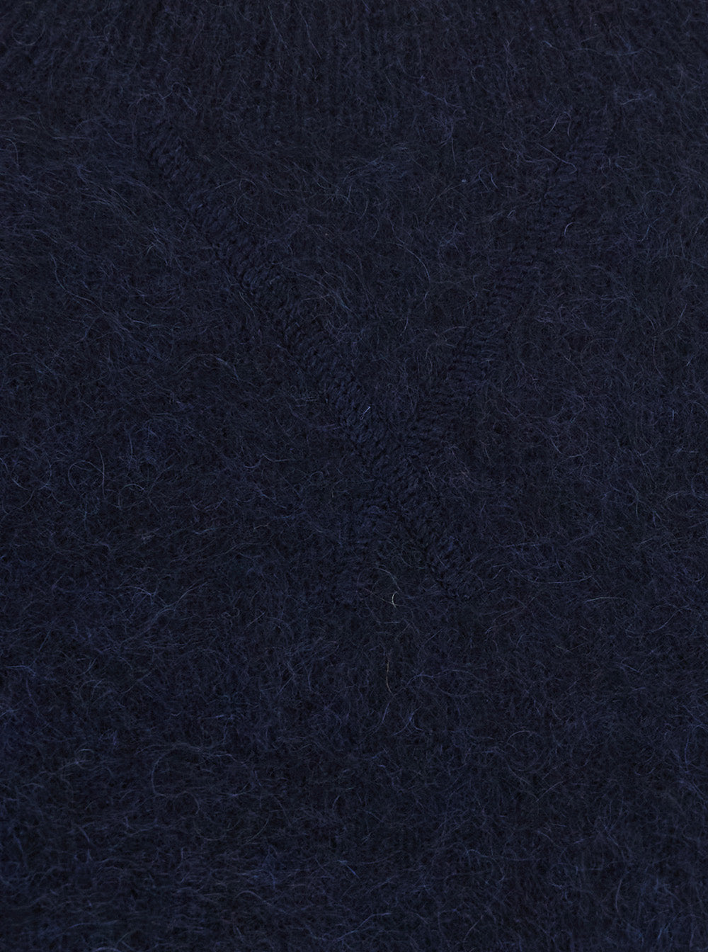 'S Maxmara Women 'Maria' Blue Sweater With Removable Scarf And Brushed Effect In Wool For Women