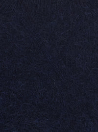 'S Maxmara Women 'Maria' Blue Sweater With Removable Scarf And Brushed Effect In Wool For Women