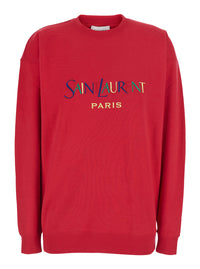 Saint Laurent Women Sweat Col Rond Broderie Saint