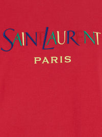 Saint Laurent Women Sweat Col Rond Broderie Saint