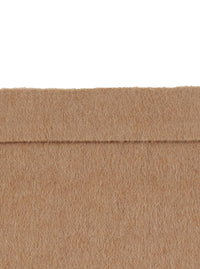 Max Mara Women Beige Skirt With Slit And Back Closure In Wool For Women