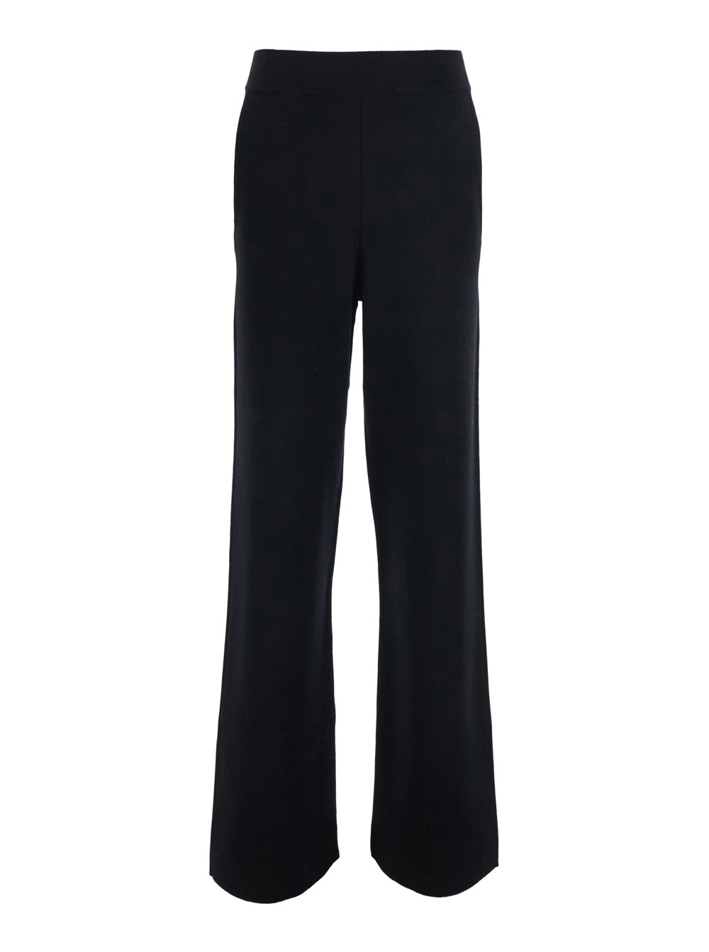 MAX MARA Max Mara Women 'Baldo' Black Pants With Side Pockets In Blend Wool Women