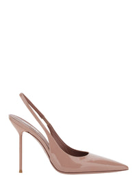 Paris Texas Women Pumps 'Lidia' Slingback With High Stiletto Heel And Elasticized Strap In Pink Leather For Women
