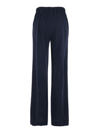 P.A.R.O.S.H. P.A.R.O.S.H. Women Blue Pants With Elastic Waist And Wide Leg In Women's Fabric