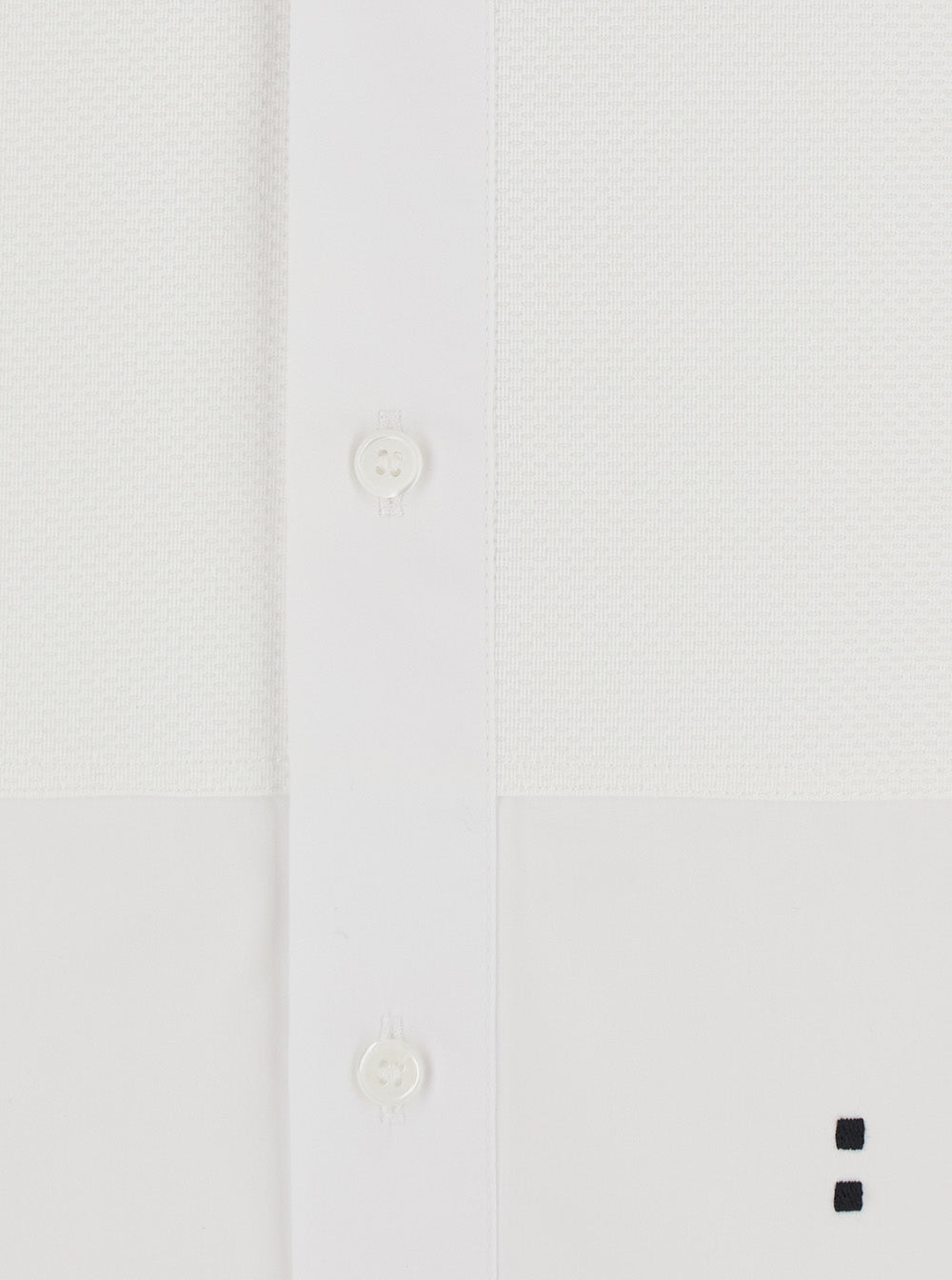 Fendi Women White Shirt With Mandarin Collar In Cotton Poplin For Women