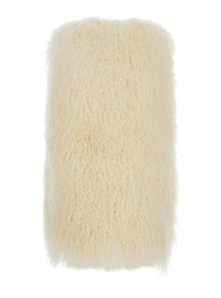 Leplain Women Beige Fur Jacket With Sleeveless Design In Fur For Women
