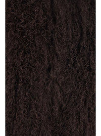 Leplain Women Brown Fur Vest With Sleeveless Design In Fur For Women