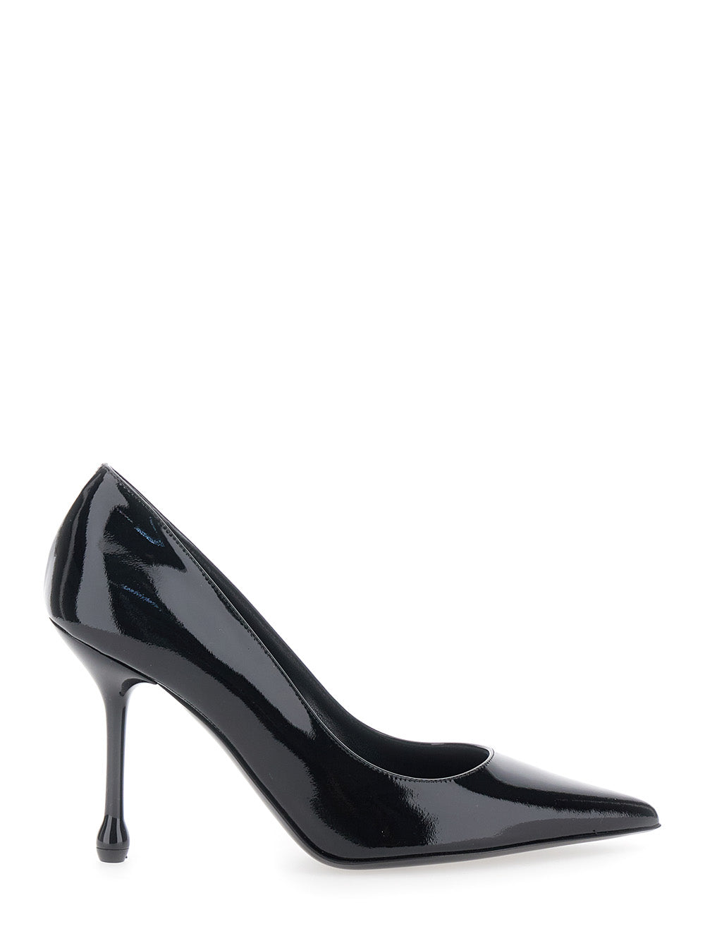 Leplain Women Pointed Toe High Heel Patent Leather Black Women