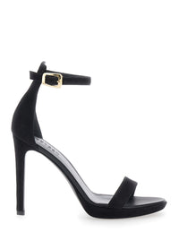 LEPLAIN Leplain Women Heeled Sandals Featuring A Platform And High Heel In Black Fabric For Women
