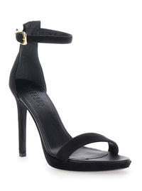 LEPLAIN Leplain Women Heeled Sandals Featuring A Platform And High Heel In Black Fabric For Women