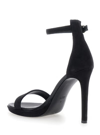 LEPLAIN Leplain Women Heeled Sandals Featuring A Platform And High Heel In Black Fabric For Women