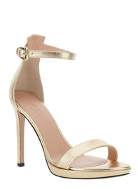 Leplain Women Heeled Sandals Featuring A Platform And Metallic Details For Women