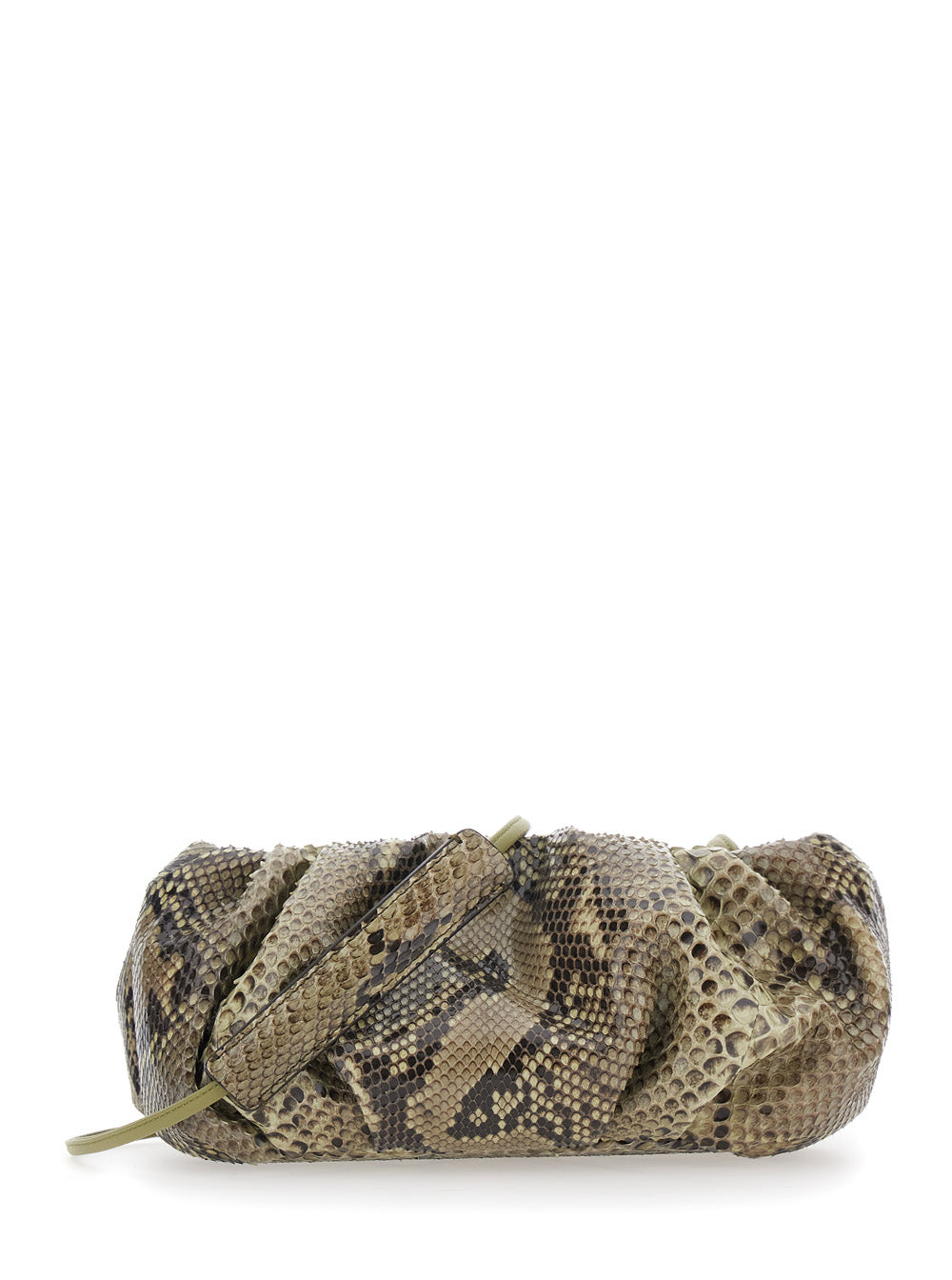 Biagini Women 'Pillow' Multicolor Clutch With Shoulder Strap And Magnetic Closure In Leather For Women