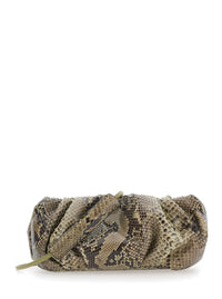 Biagini Women 'Pillow' Multicolor Clutch With Shoulder Strap And Magnetic Closure In Leather For Women