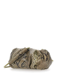 Biagini Women 'Pillow' Multicolor Clutch With Shoulder Strap And Magnetic Closure In Leather For Women