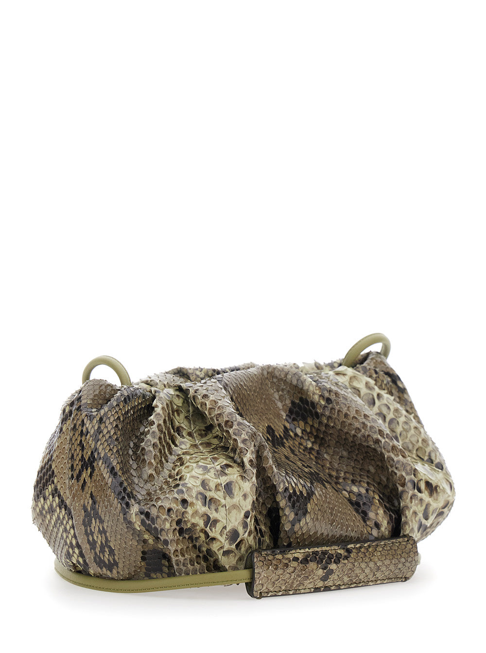 Biagini Women 'Pillow' Multicolor Clutch With Shoulder Strap And Magnetic Closure In Leather For Women