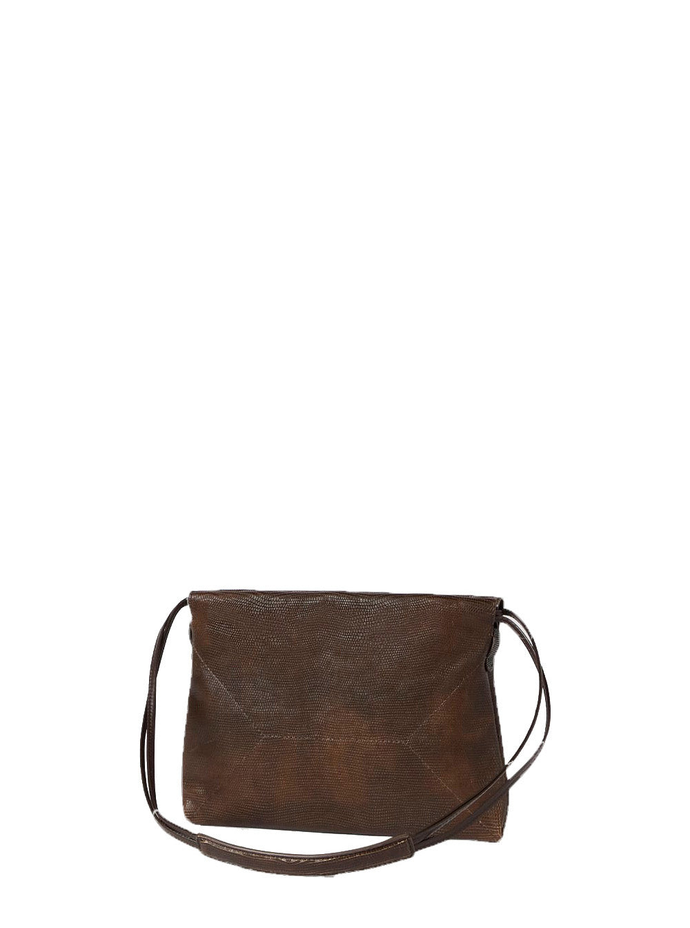 BRUNELLO CUCINELLI Brunello Cucinelli Women Brown Shoulder Bag With Drawstring Closure And Monile In Suede For Women